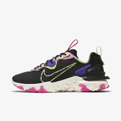 Shop Nike React Vision Women's Shoes In Black,royal Pulse,beyond Pink,barely Volt