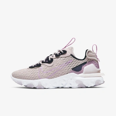 Shop Nike React Vision Women's Shoe In Platinum Violet,cave Purple,summit White,beyond Pink