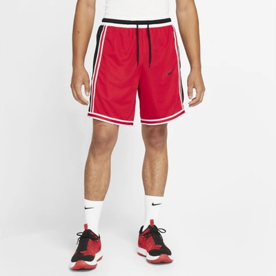 Shop Nike Men's Dri-fit Dna+ 8" Basketball Shorts In Red