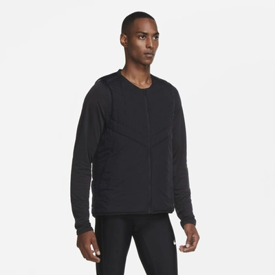 Shop Nike Aerolayer Men's Running Vest (black) - Clearance Sale