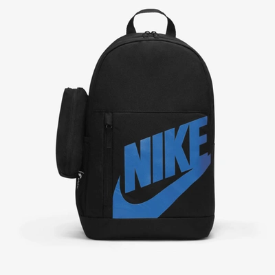 Shop Nike Elemental Kids' Backpack In Black,black,game Royal