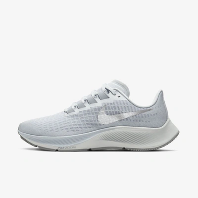 Shop Nike Women's Air Zoom Pegasus 37 Road Running Shoes In Grey