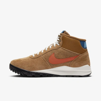 Shop Nike Hoodland Men's Boot In Light British Tan,light Bone,black,team Orange