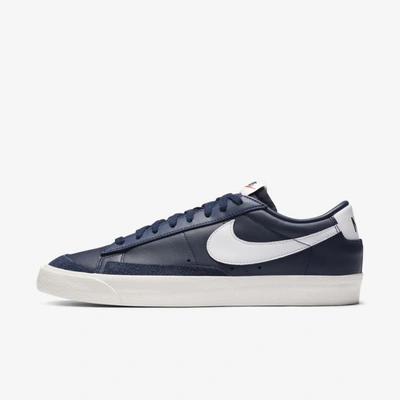 Shop Nike Blazer Low '77 Vintage Men's Shoes In Midnight Navy,sail,white