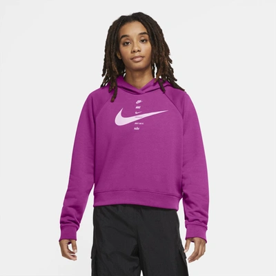 Shop Nike Sportswear Swoosh Women's Hoodie In Cactus Flower,beyond Pink