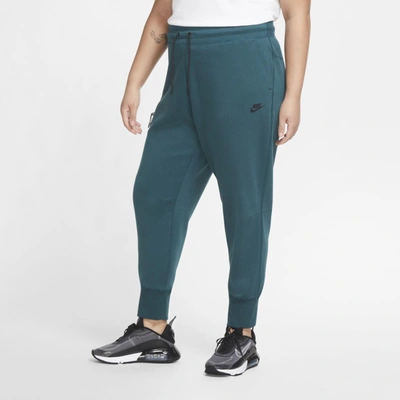 Shop Nike Sportswear Tech Fleece Women's Pants In Dark Atomic Teal,black