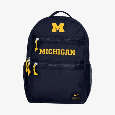 Shop Nike Men's College (michigan) Backpack In Black
