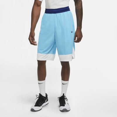 Shop Nike Dri-fit Icon Men's Basketball Shorts In Baltic Blue,deep Royal Blue