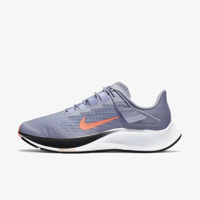 Shop Nike Air Zoom Pegasus 37 Flyease Women's Running Shoe In Indigo Haze,purple Pulse,black,bright Mango