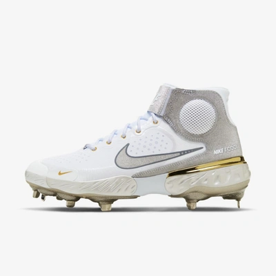 Nike Alpha Huarache Elite 3 White Gold Baseball Cleats Mens Size 8  195243623588