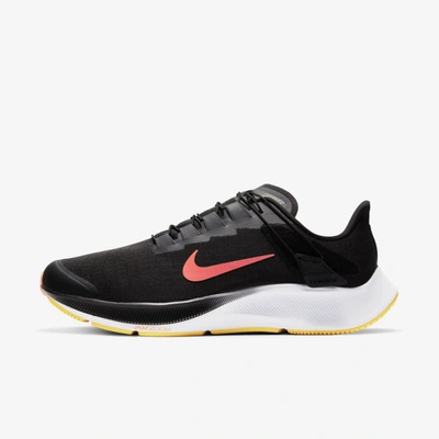 Shop Nike Air Zoom Pegasus 37 Flyease Men's Running Shoe In Black,anthracite,white,bright Mango