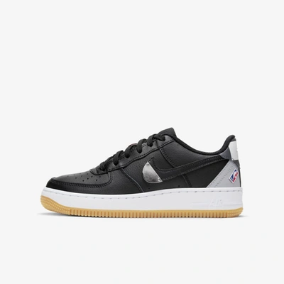 Shop Nike Air Force 1 Lv8 1 Big Kids' Shoe In Black,wolf Grey,dark Grey,black