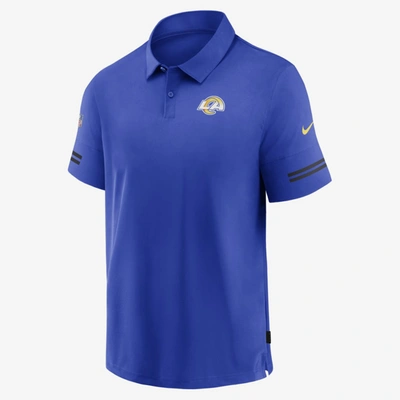 Shop Nike Logo Men's Short-sleeve Polo In Bright Blue