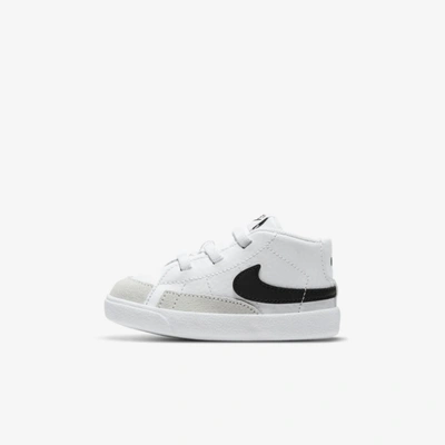 Shop Nike Men's Blazer Mid Crib Bootie In White