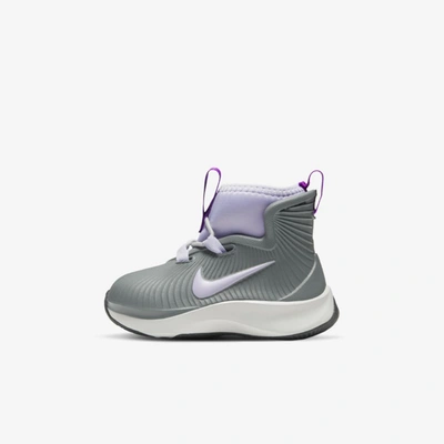 Shop Nike Binzie Baby/toddler Boots In Smoke Grey,light Smoke Grey,dark Smoke Grey,violet Frost
