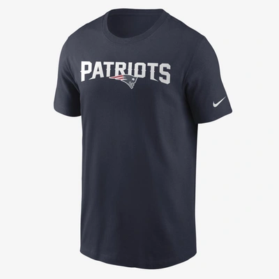 Shop Nike Men's (nfl New England Patriots) T-shirt In Blue