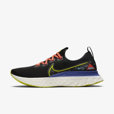 Nike React Infinity Run Flyknit A.i.r. Chaz Bear Running Shoes In  Black,sail,rush Violet,bright Cactus | ModeSens