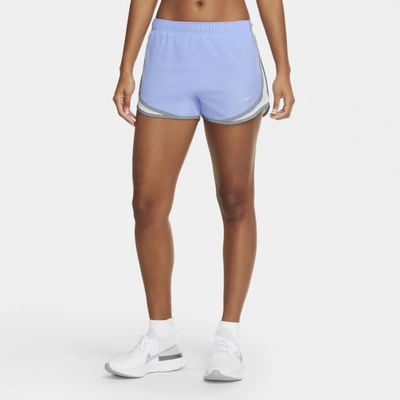 Shop Nike Tempo Women's Running Shorts (royal Pulse) In Royal Pulse,hydrogen Blue,cool Grey,wolf Grey