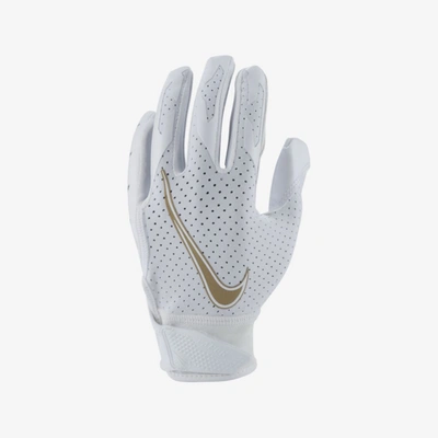 Shop Nike Vapor Jet 6.0 Kids' Football Gloves In White,white