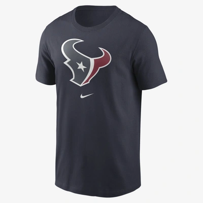 Shop Nike Essential (nfl Houston Texans) Big Kids' (boys') Logo T-shirt In Blue
