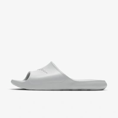 Shop Nike Victori One Men's Shower Slide In Light Smoke Grey,light Smoke Grey,white