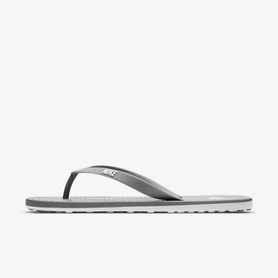 Shop Nike On Deck Men's Slides In Particle Grey,particle Grey,white