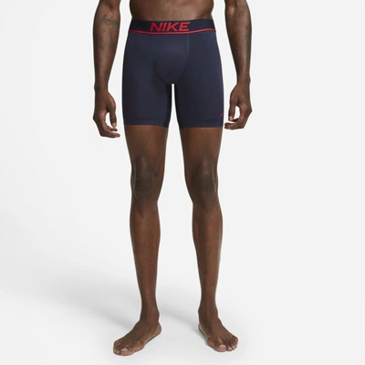 Shop Nike Elite Micro Men's Boxer Briefs In Obsidian