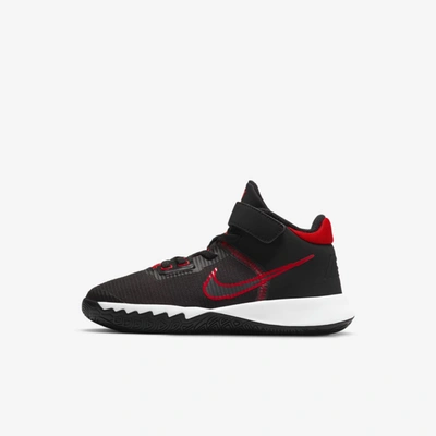 Nike Kids' Little Boys Kyrie Flytrap 4 Basketball Sneakers From Finish Line  In Black,white,university Red | ModeSens