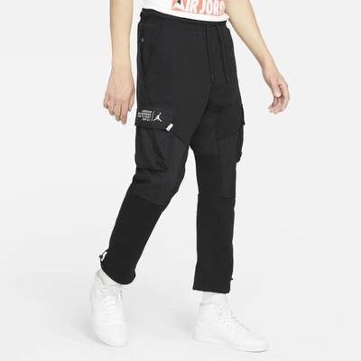 Shop Jordan 23 Engineered Men's Fleece Pants In Black