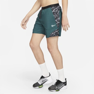 Shop Nike Men's Flex Stride Wild Run Brief-lined Running Shorts In Green