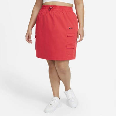Shop Nike Sportswear Swoosh Women's Skirt In Light Crimson