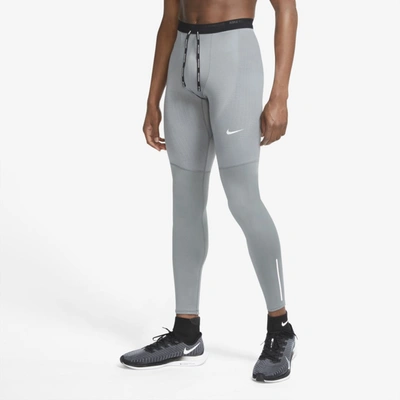 Shop Nike Phenom Elite Men's Running Tights In Smoke Grey