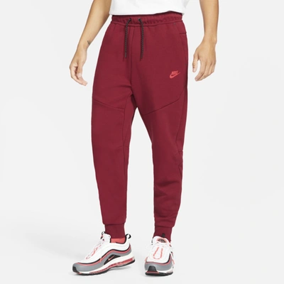 Shop Nike Sportswear Tech Fleece Men's Joggers In Team Red,university Red