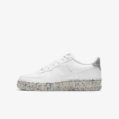 Shop Nike Air Force 1 Impact Big Kids' Shoe In White,metallic Silver,white