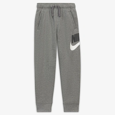 Shop Nike Sportswear Club Fleece Little Kids' Pants In Carbon Heather