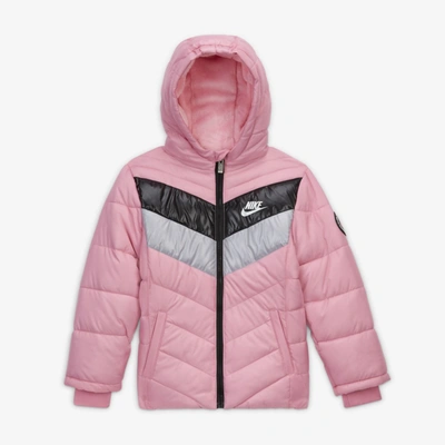 Shop Nike Little Kids' Puffer Jacket In Pink