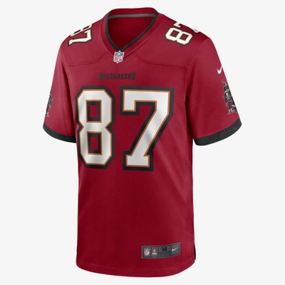 Shop Nike Men's Nfl Tampa Bay Buccaneers (rob Gronkowski) Game Jersey In Red