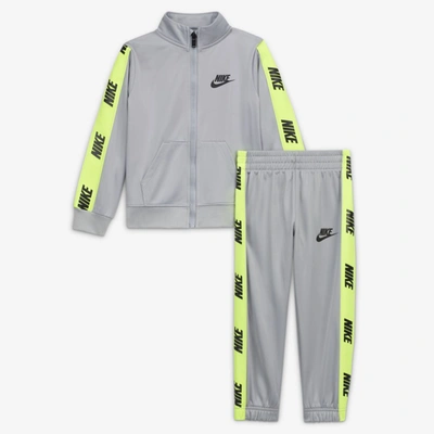 Shop Nike Toddler Tracksuit In Gray