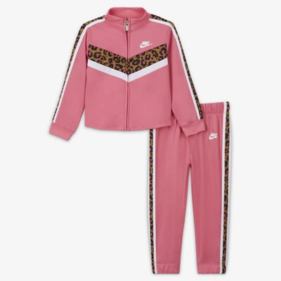 Shop Nike Baby Tracksuit In Pinksicle