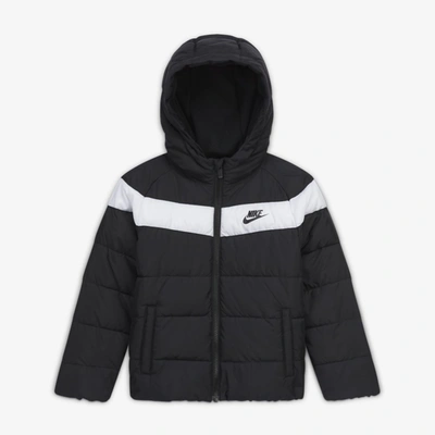 Shop Nike Sportswear Little Kids' Puffer Jacket In Black