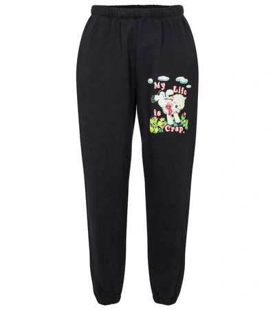 Shop Marc Jacobs X Magda Archer The Gym Pant Cotton Jersey Sweatpants In Black