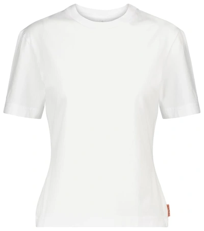Shop Acne Studios Cotton Jersey T-shirt In White
