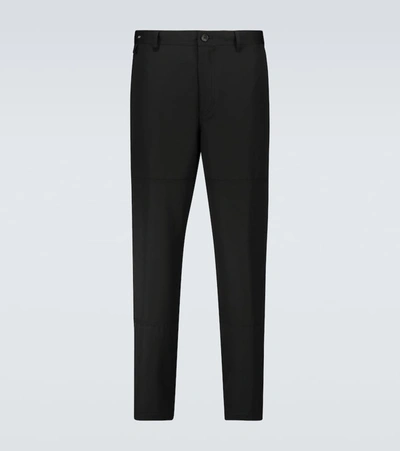Shop Lanvin Tailored Wool Pants In Black