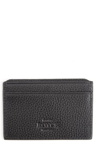 Shop Royce New York Royce Rfid Leather Card Case In Black