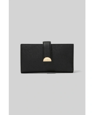 Shop Marc Jacobs The Half Moon Medium Wallet In Black