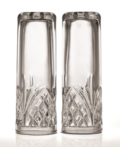 Shop Godinger Dublin Salt & Pepper Shakers In Clear