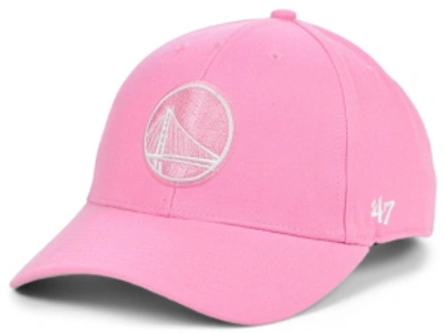 Shop 47 Brand Golden State Warriors Basic Fashion Mvp Cap In Rose