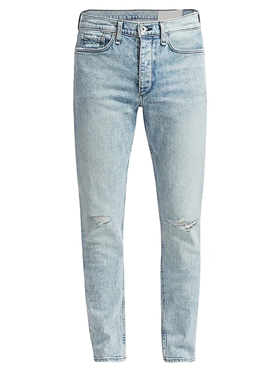 Shop Rag & Bone Men's Fit 1 Skinny Distressed Jeans In Blue