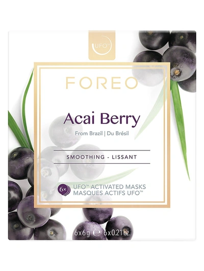 Shop Foreo Women's Ufo Activated 6-pack Acai Berry Sheet Mask Set