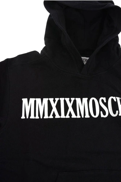 Shop Moschino Black Sweatshirt
